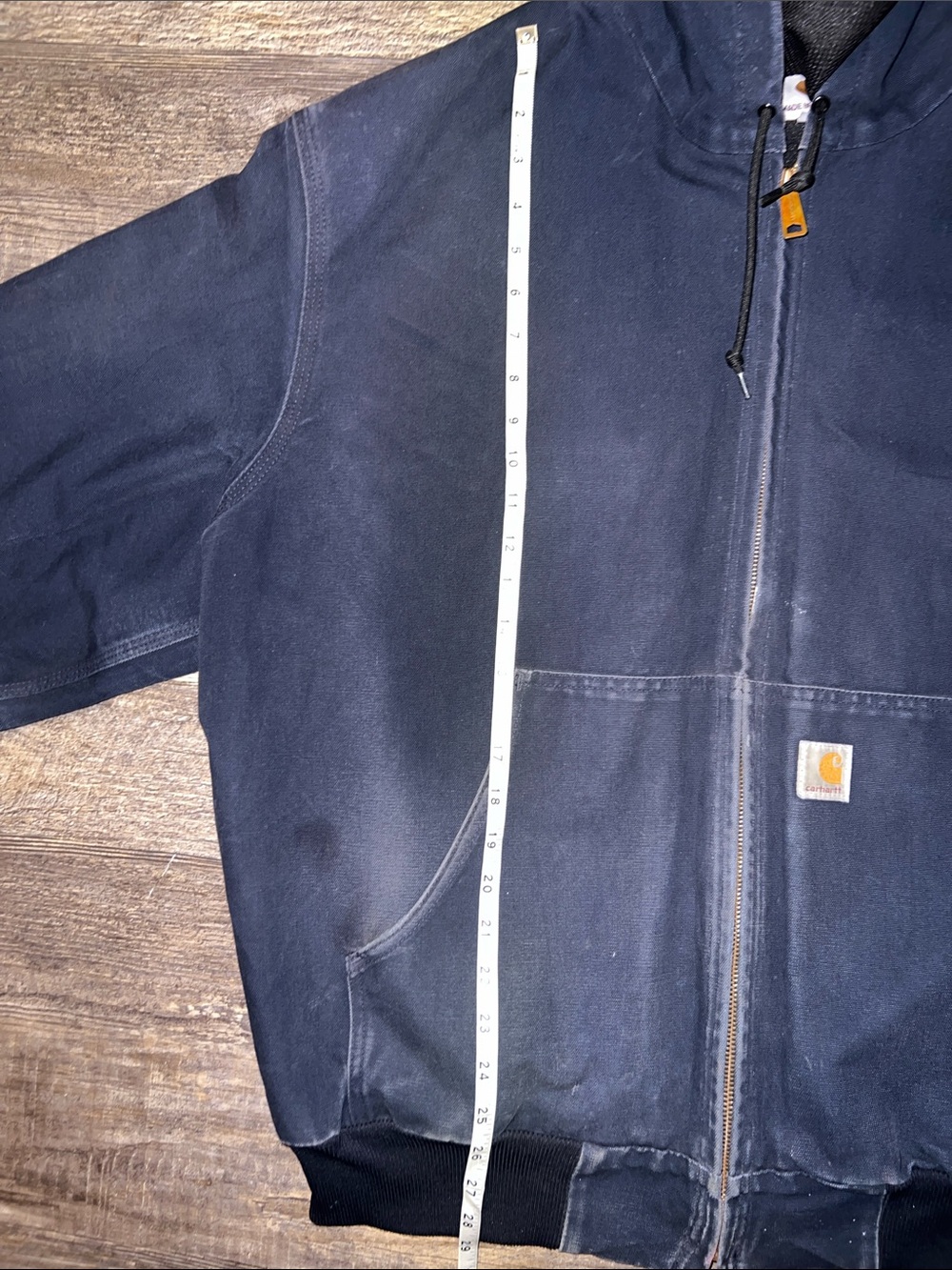 J131 Carhartt Hooded Zip Jacket - Picture 8 of 10